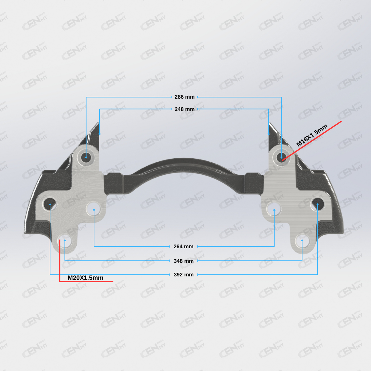 CENMY-6000026 Kaliper Taşıyıcı Kızak - 22.5