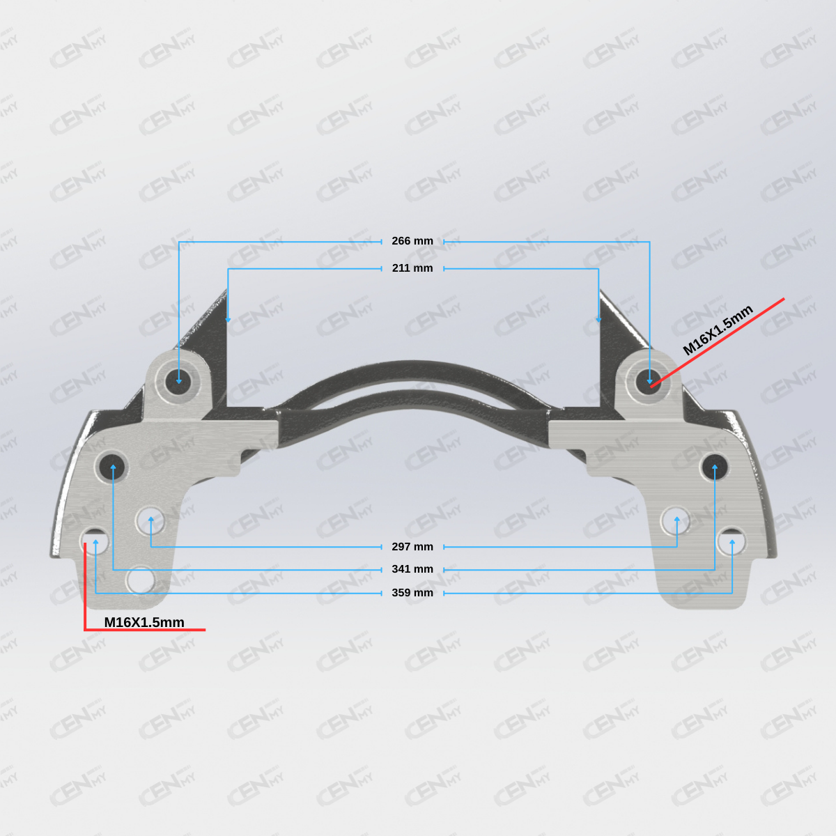 CENMY-6000032 Kaliper Taşıyıcı Kızak - Sol - 19.5