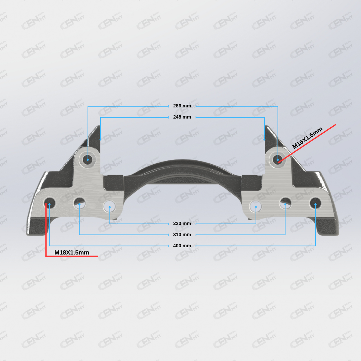 CENMY-6000034 Kaliper Taşıyıcı Kızak - 22.5