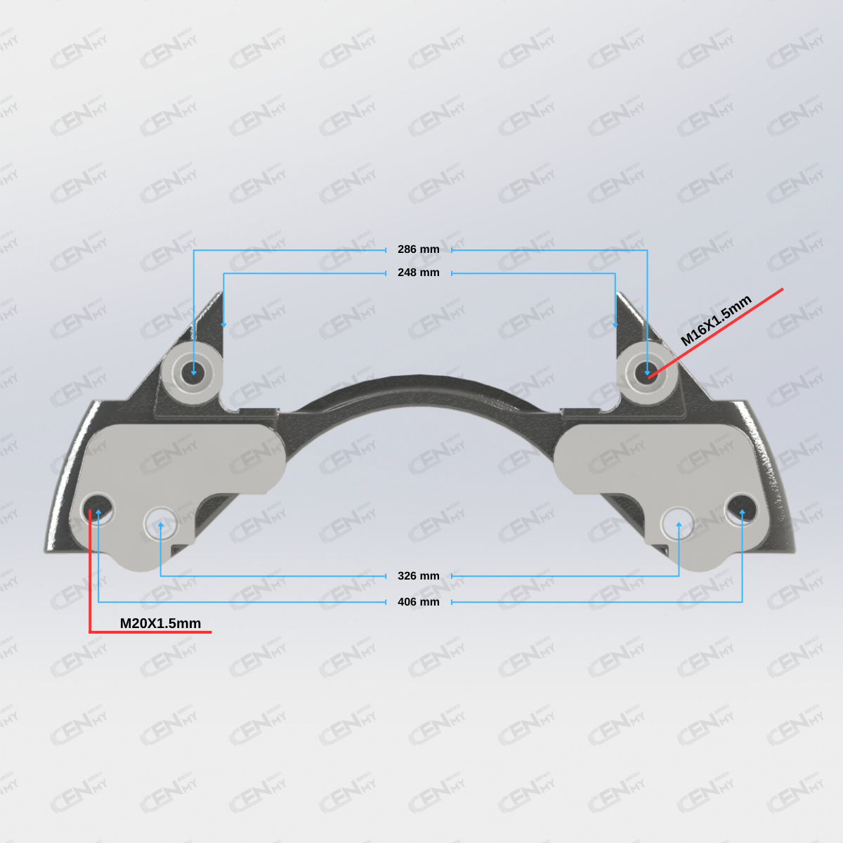 CENMY-6000036 Kaliper Taşıyıcı Kızak - 22.5