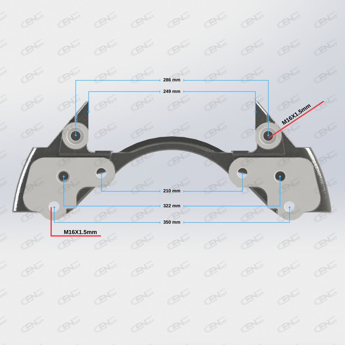 CENMY-6000038 Kaliper Taşıyıcı Kızak - 22.5