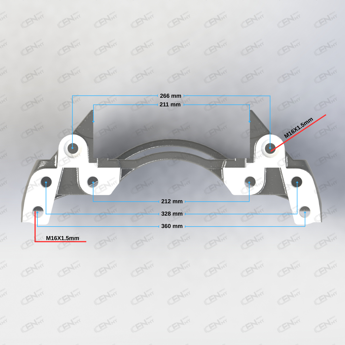 CENMY-6000015 Kaliper Taşıyıcı Kızak - 19.5