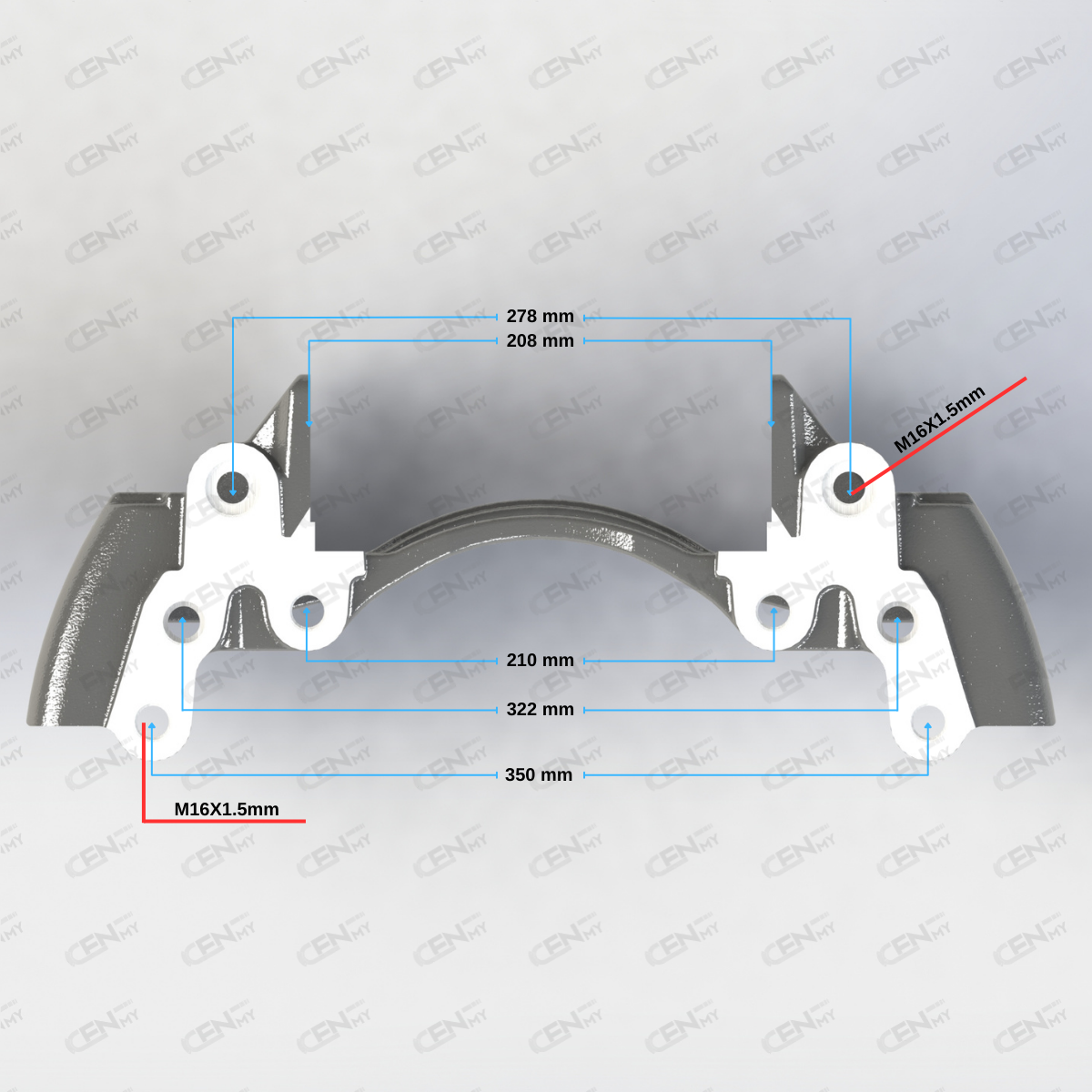 CENMY-600005 Kaliper Taşıyıcı Kızak - 22.5
