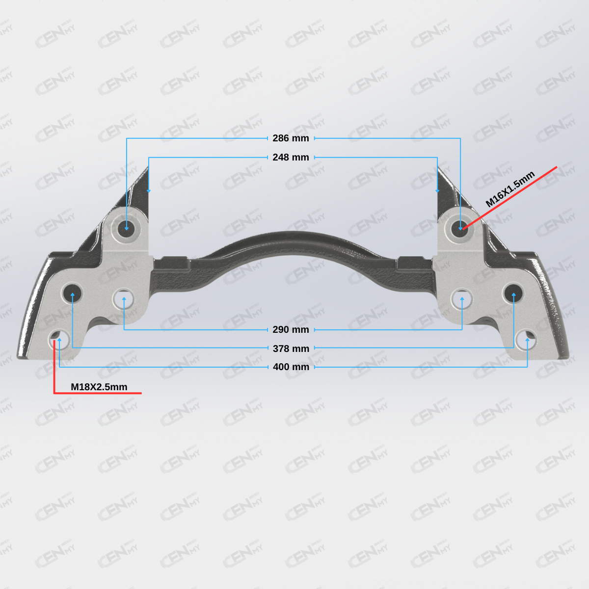 CENMY-600007 Kaliper Taşıyıcı Kızak - 22.5