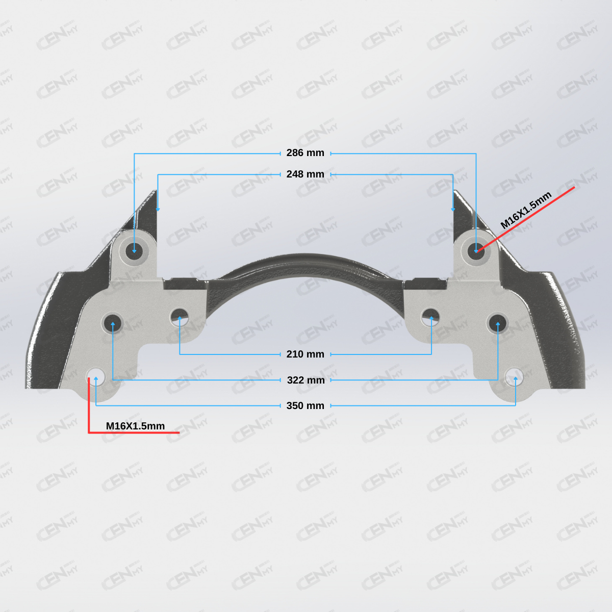 CENMY-600008 Kaliper Taşıyıcı Kızak - 22.5