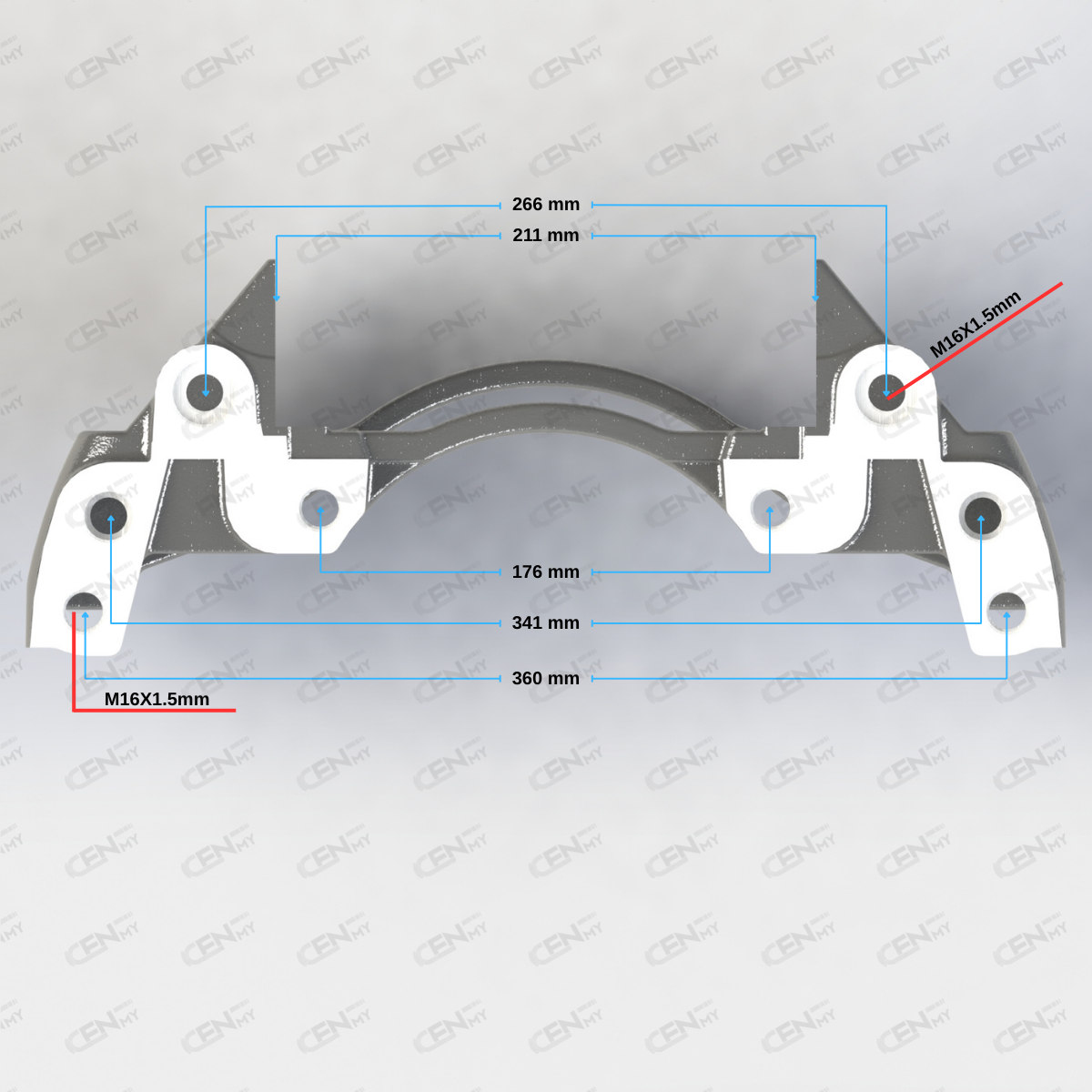 CENMY-600009 Kaliper Taşıyıcı Kızak - 19.5