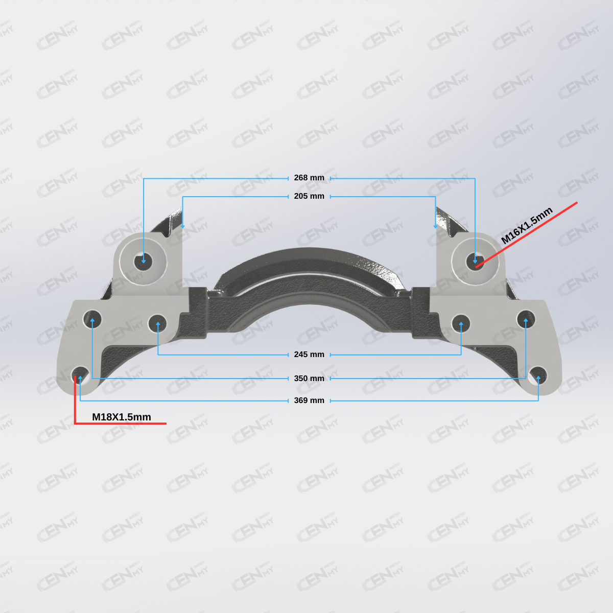 CENMY-6000051 Kaliper Taşıyıcı Kızak - 19.5