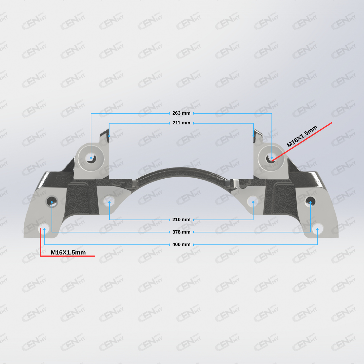 CENMY-6000052 Kaliper Taşıyıcı Kızak - Sağ - 22.5