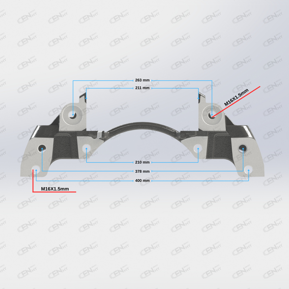CENMY-6000053 Kaliper Taşıyıcı Kızak - Sol - 22.5