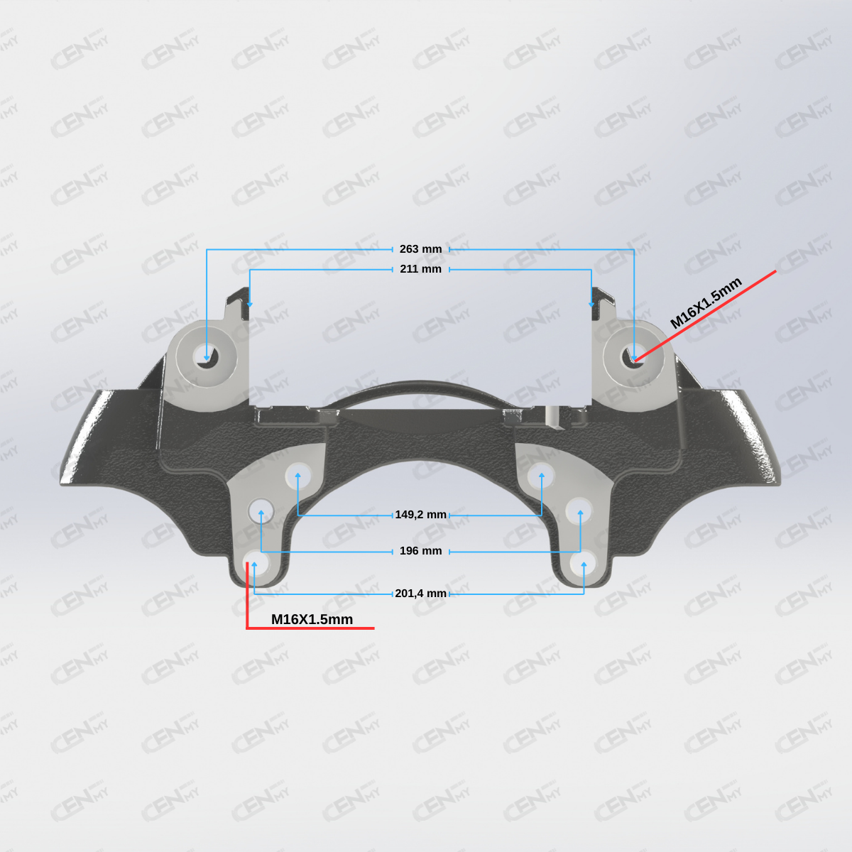 CENMY-6000054 Kaliper Taşıyıcı Kızak - Sağ - 22.5