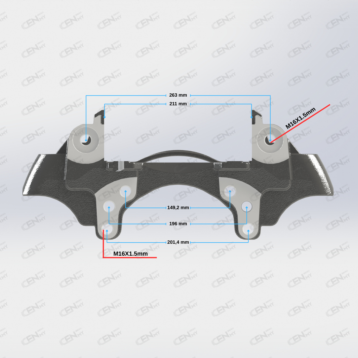 CENMY-6000055 Kaliper Taşıyıcı Kızak - Sol - 22.5